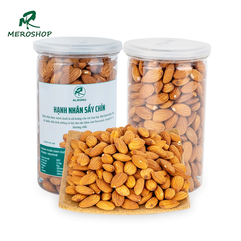 Hạnh nhân hàng chuẩn nhập khẩu Mẹ Rô.Có hồ sơ công bố,xuất hóa đơn công ty đầy đủ