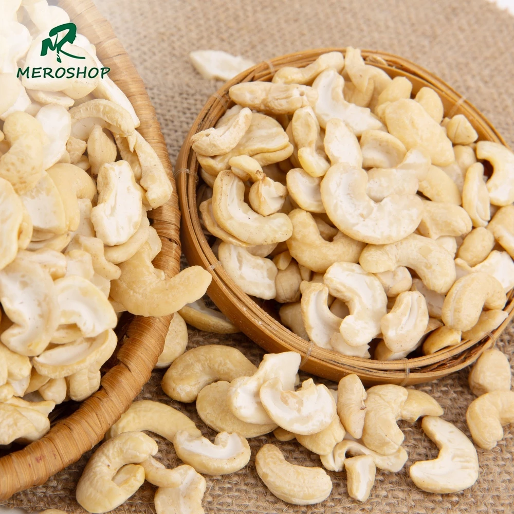 500Gr Hạt điều nhân trắng, vỡ đôi, tư làm sữa. Có hồ sơ công bố, xuất hóa đơn công ty đầy đủ