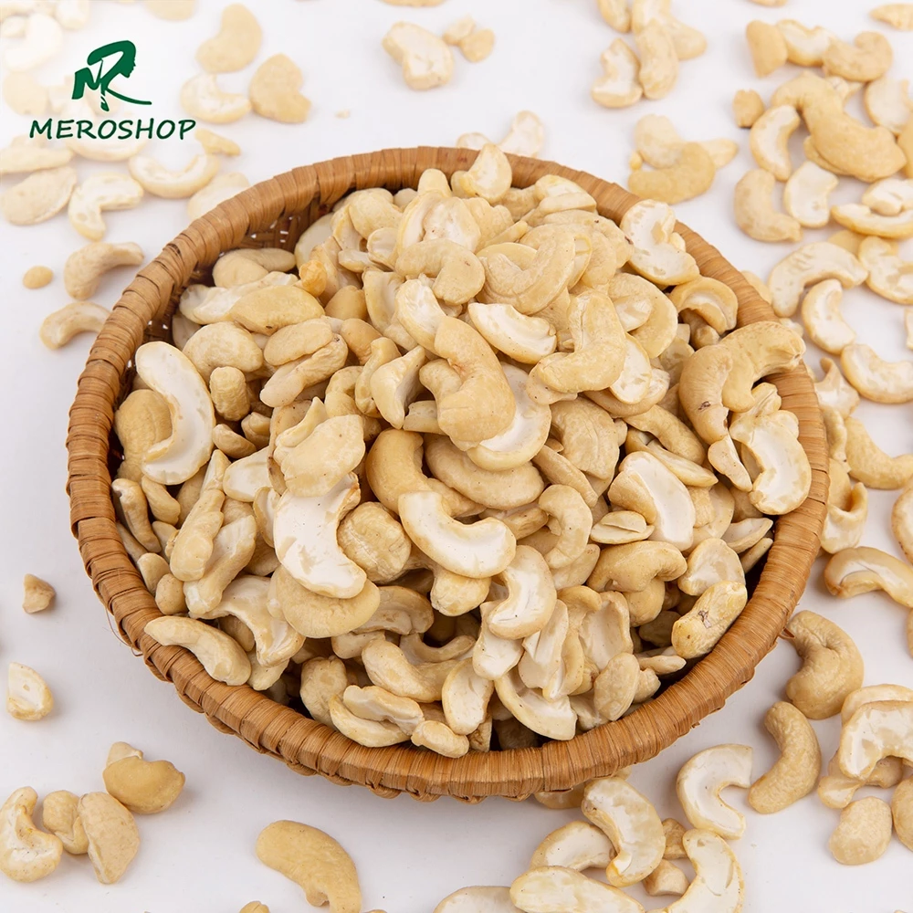 500Gr Hạt điều nhân trắng, vỡ đôi, tư làm sữa. Có hồ sơ công bố, xuất hóa đơn công ty đầy đủ