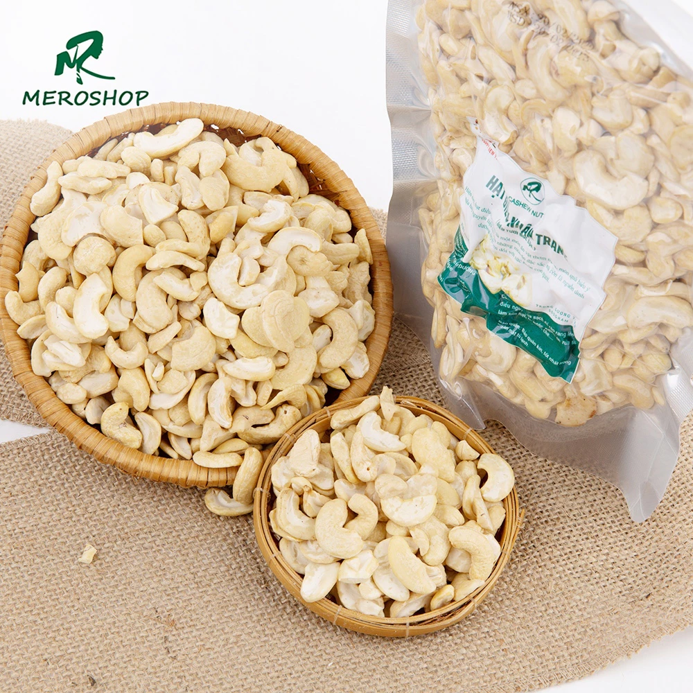 500Gr Hạt điều nhân trắng, vỡ đôi, tư làm sữa. Có hồ sơ công bố, xuất hóa đơn công ty đầy đủ
