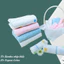Khăn Sữa Sợi Tre Cao Cấp Anminaza Kháng Khuẩn Khử Mùi Siêu Thấm Hút 3 Lớp (Hộp 5 Khăn 30x32cm)