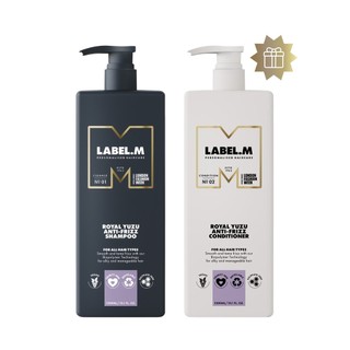Bộ Dầu Gội, Dầu Xả Chống Rối Xù, Giúp Tóc Mềm Mượt, Sáng Bóng LABELM Royal Yuzu Anti-Frizz 1000ML