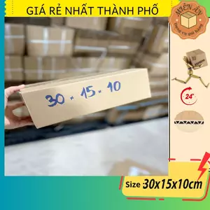 Hộp giấy, thùng carton size 30x15x10 cm, thùng carton gói hàng Everest