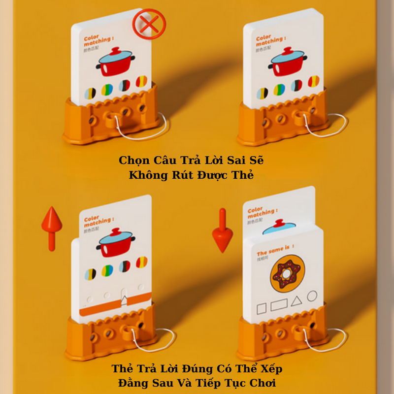 Product image Bộ Đồ Chơi Chìa Khóa Vạn Năng Giải Câu Đố 80 Cấp Độ Tăng Khả Năng Tập trung, Tư Duy Logic, Nhận Diện Màu Sắc Cho Bé 8