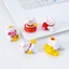Set 6 mô hình mèo thần tài miệng rộng dễ thương trang trí bàn làm việc, tủ sách, quà tặng, tiểu cảnh