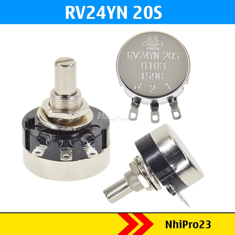 Chiết áp TOCOS RV24YN 20S B102 B103 B104 B203 B204 B502 B503 B504 1K 5K ...