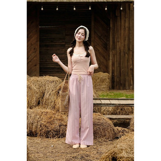 𝗛𝗮̀𝗻𝗴 𝗰𝗵𝗶́𝗻𝗵 𝗵𝗮̃𝗻𝗴 Quần ngủ pyjamas hoạ tiết kẻ gingham chất thô lụa - O.N WORKSHOP