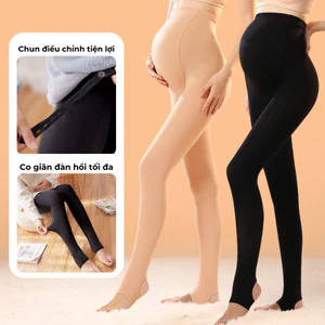 Larosa Quần Tất Bầu Chất Mềm Mịn Không Xù Có Chun Chỉnh Bụng Co Giãn Đa Chiều LA77Q