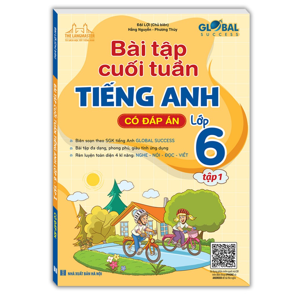 Ảnh Sách - Combo 2c Global success Bài tập cuối tuần tiếng Anh lớp 6 (2 tập) 2