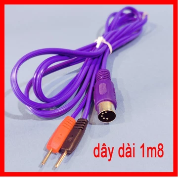 dây điện xung máy 10 cổng, dây cốc giác dùng cho máy massage điện xung, máy DDS