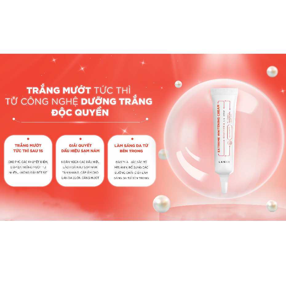 Ảnh Bộ minikit dưỡng trắng da LANCI phiên bản nâng cấp, túi da du lịch tiện lợi 10ml x6 3