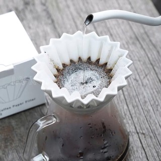 [ORIGAMI JAPAN] Giấy lọc 50 tờ hình tròn Wave cho phễu kalita 155 185 ORIGAMI
