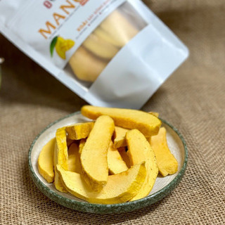 THUYTIENFOOD Xoài Sấy Giòn – Túi 50gr/100gr – Snack Trái Cây Ăn Vặt Chua Ngọt Tự Nhiên