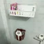 Combo 5 cái Giá nhựa để đồ nhà tắm - Giá để đồ nhà bếp dán tường dạng đan lưới
