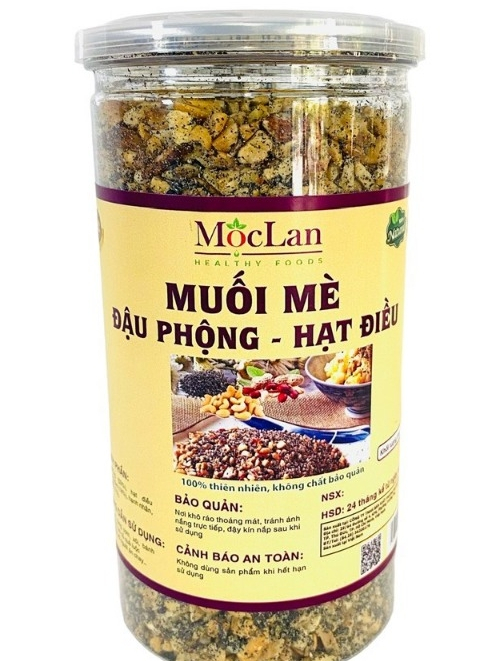 Ảnh Muối mè đậu phộng - hạt điều Mộc Lan - 250g, 500g 1