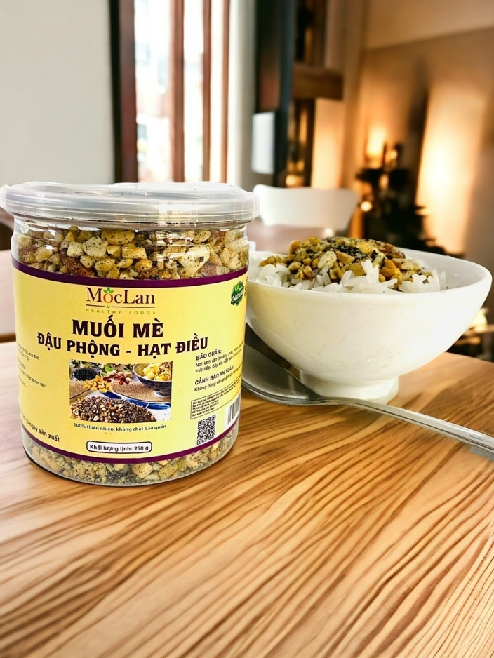 Ảnh Muối mè đậu phộng - hạt điều Mộc Lan - 250g, 500g 4