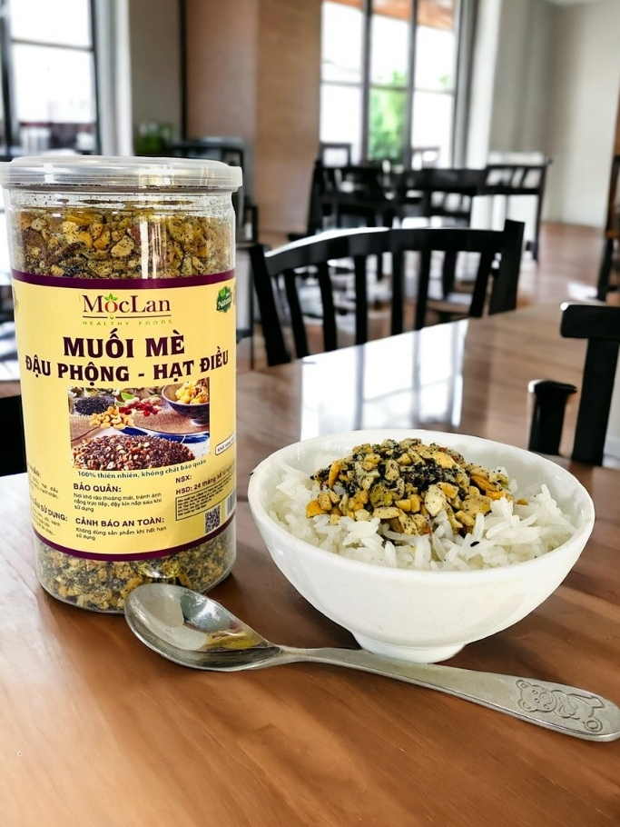 Ảnh Muối mè đậu phộng - hạt điều Mộc Lan - 250g, 500g 2
