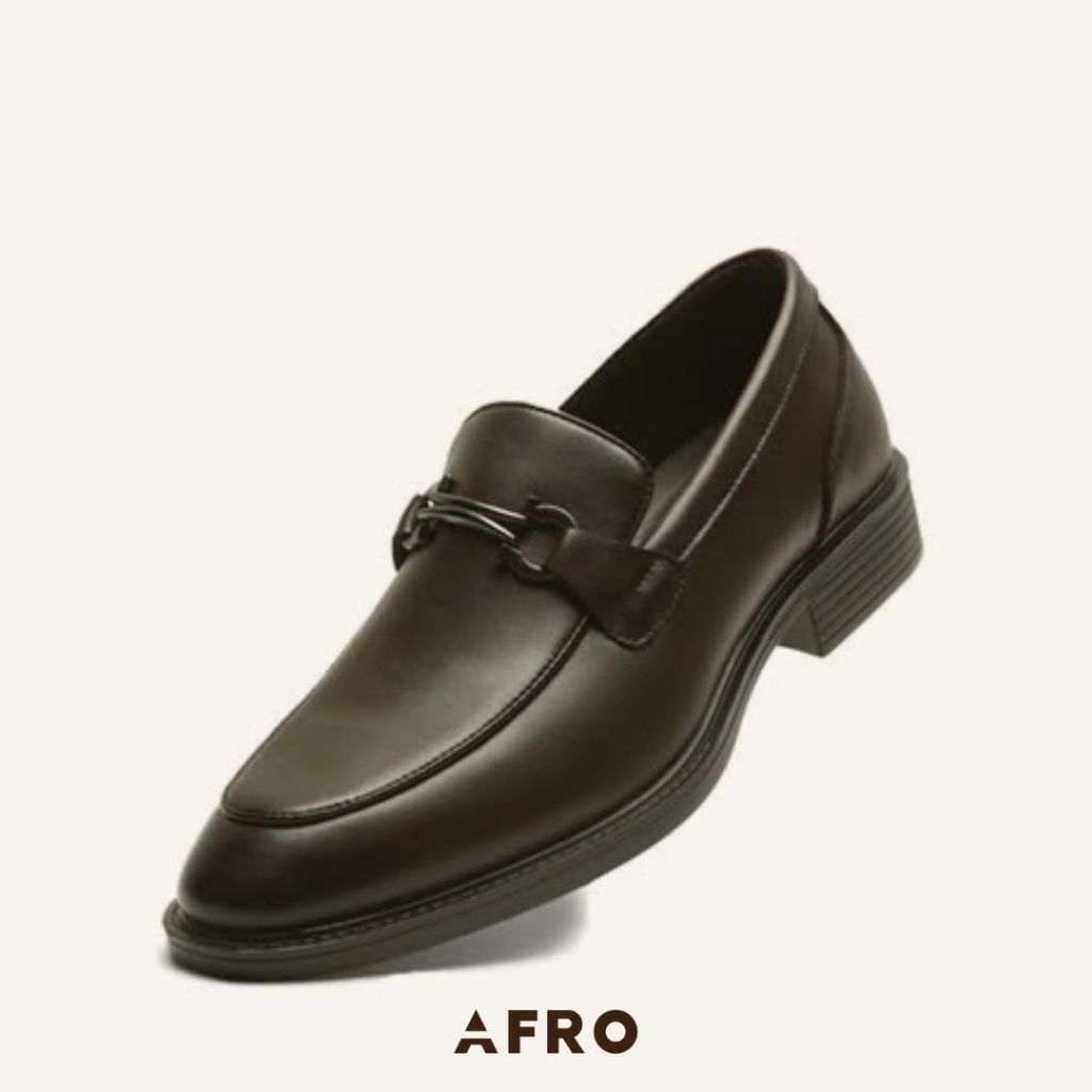 Giày loafer nam da bò móc sắt Hàn Quốc 9707