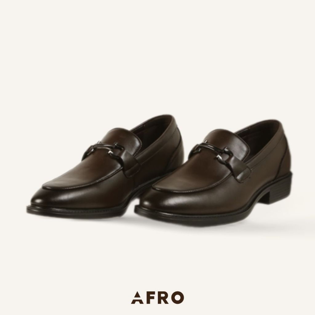 Giày loafer nam da bò móc sắt Hàn Quốc 9707