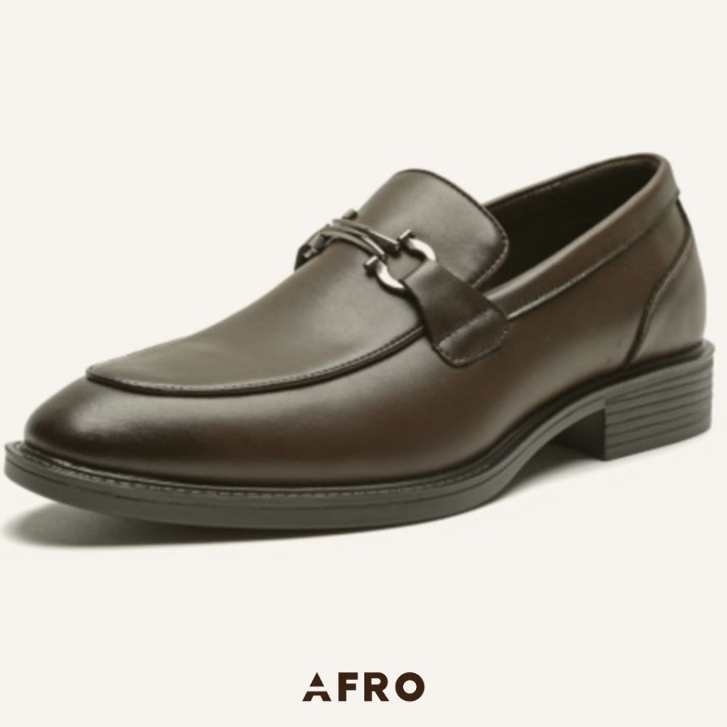 Giày loafer nam da bò móc sắt Hàn Quốc 9707