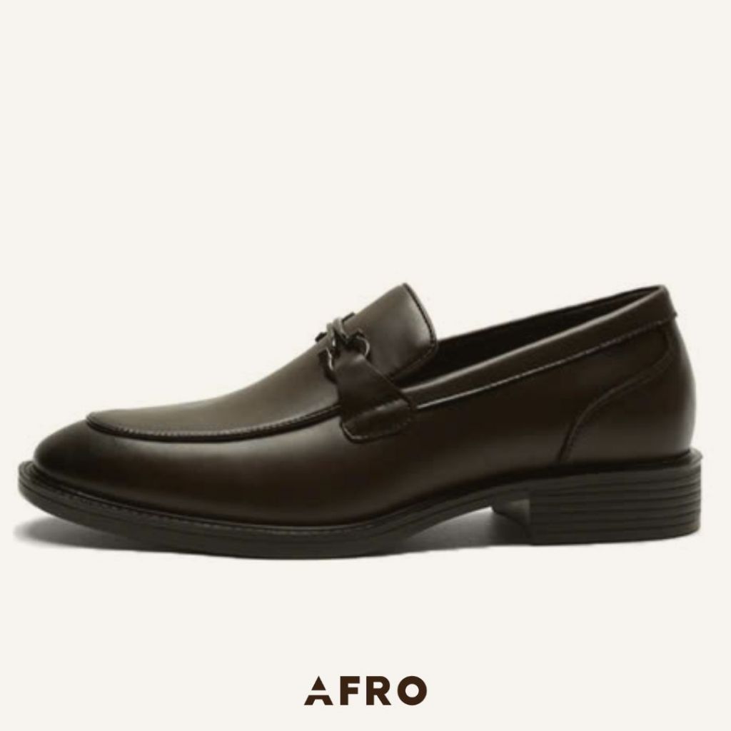 Giày loafer nam da bò móc sắt Hàn Quốc 9707