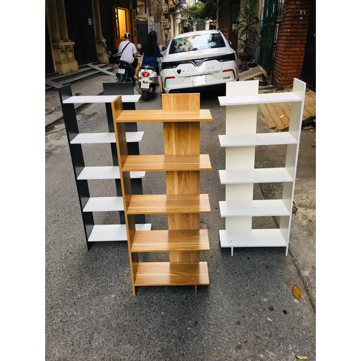[ SIÊU SALE ] Kệ Góc Tường Gỗ 5 Tầng Lắp Ghép