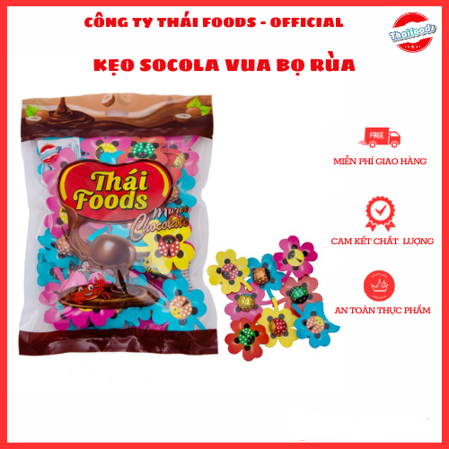 Kẹo Socola Vua bọ rùa túi 300gr thùng 20 túi, Thái Foods (1 túi)