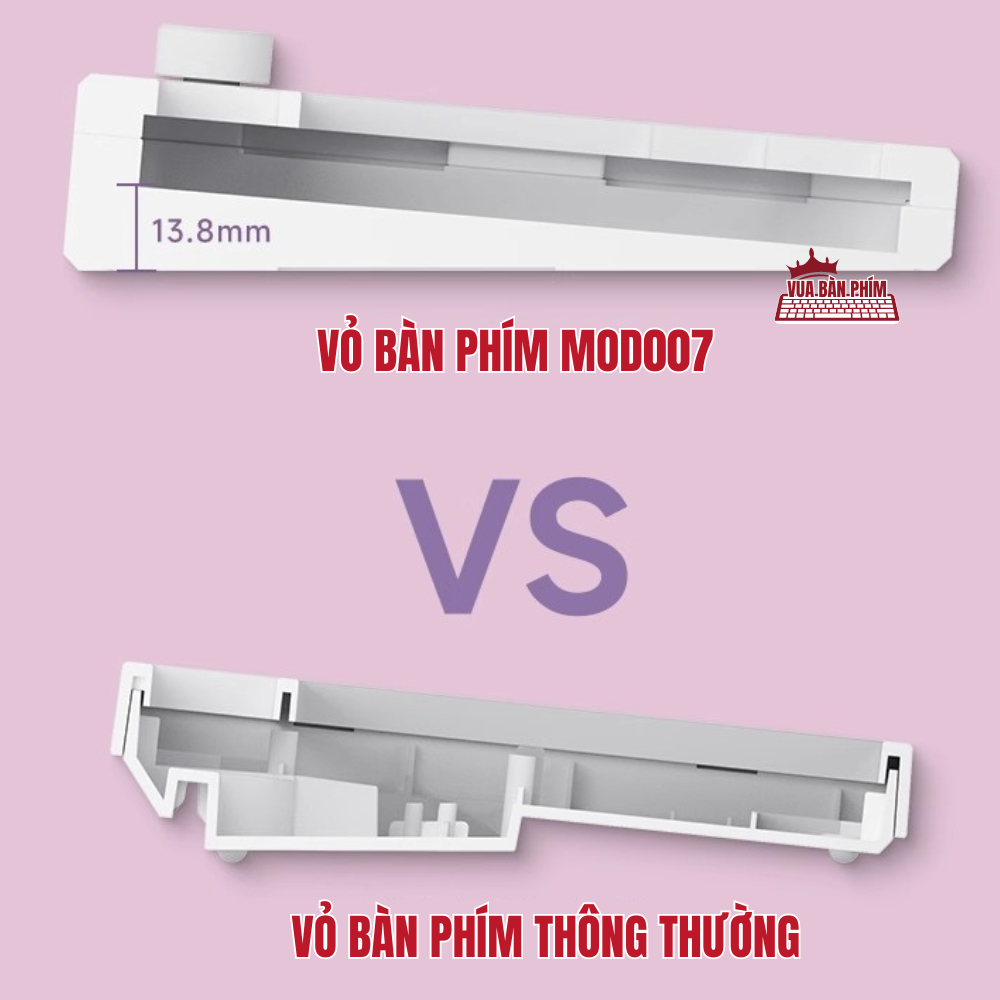 [Hàng Sẵn] Bàn phím cơ không dây Akko Mod007 | mod007 mạch xuôi, núm xoay, gasket mount, keycap PBT doubleshot | BigBuy360 - bigbuy360.vn