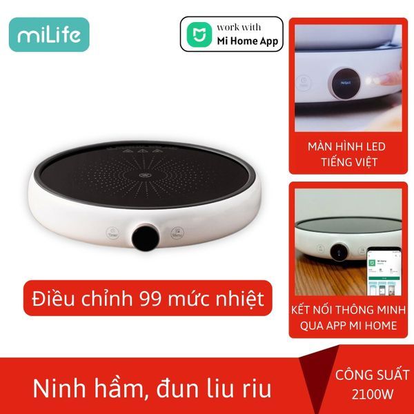 Bếp từ Xiaomi miLife với 99 mức nhiệt App Mihome bản quốc tế | Shopee ...