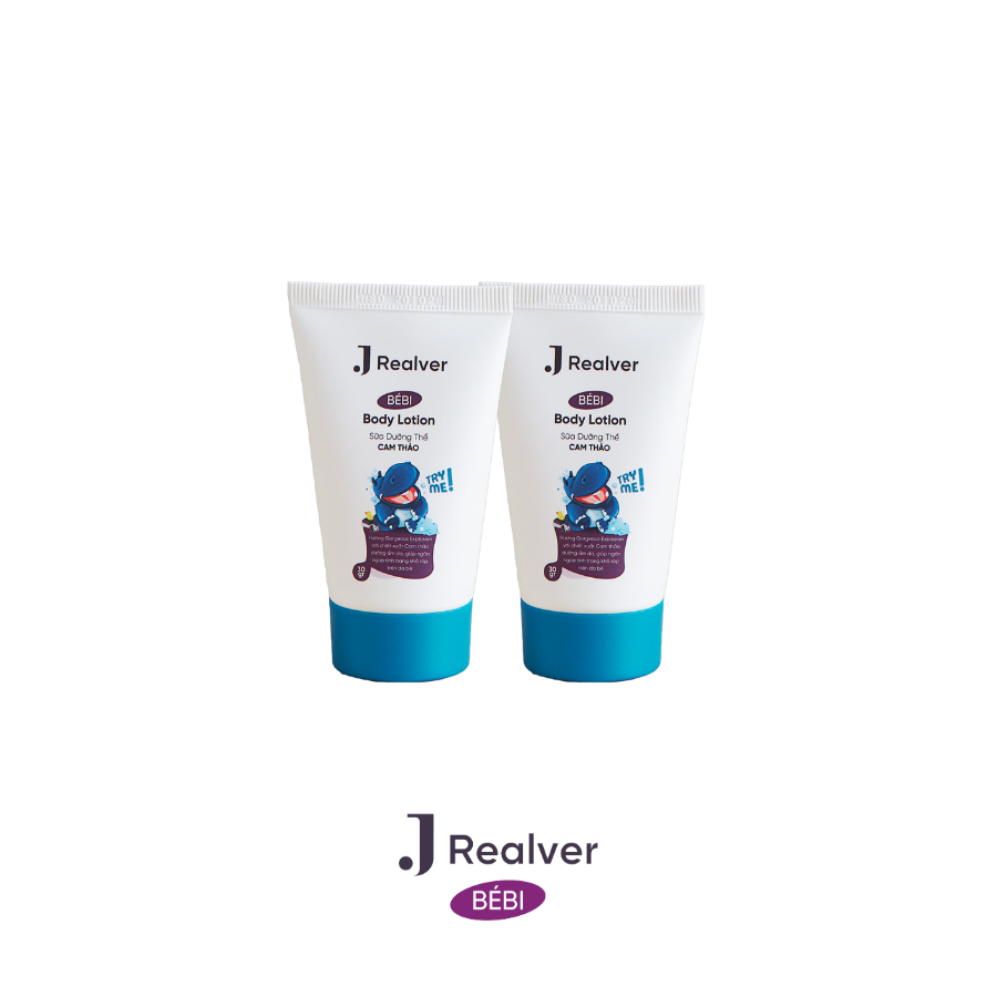 Combo 2 sữa dưỡng thể cho bé 30g - Hương Angel Breath & Gorgeous Explosion, dịu nhẹ từ ngải cứu