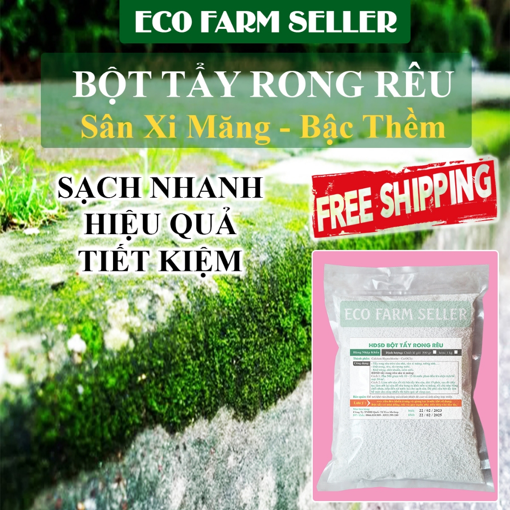[ Loại Tốt ] Túi 500gr Tẩy Rong Rêu Cực Mạnh - Không Cần Chà - Bột ...