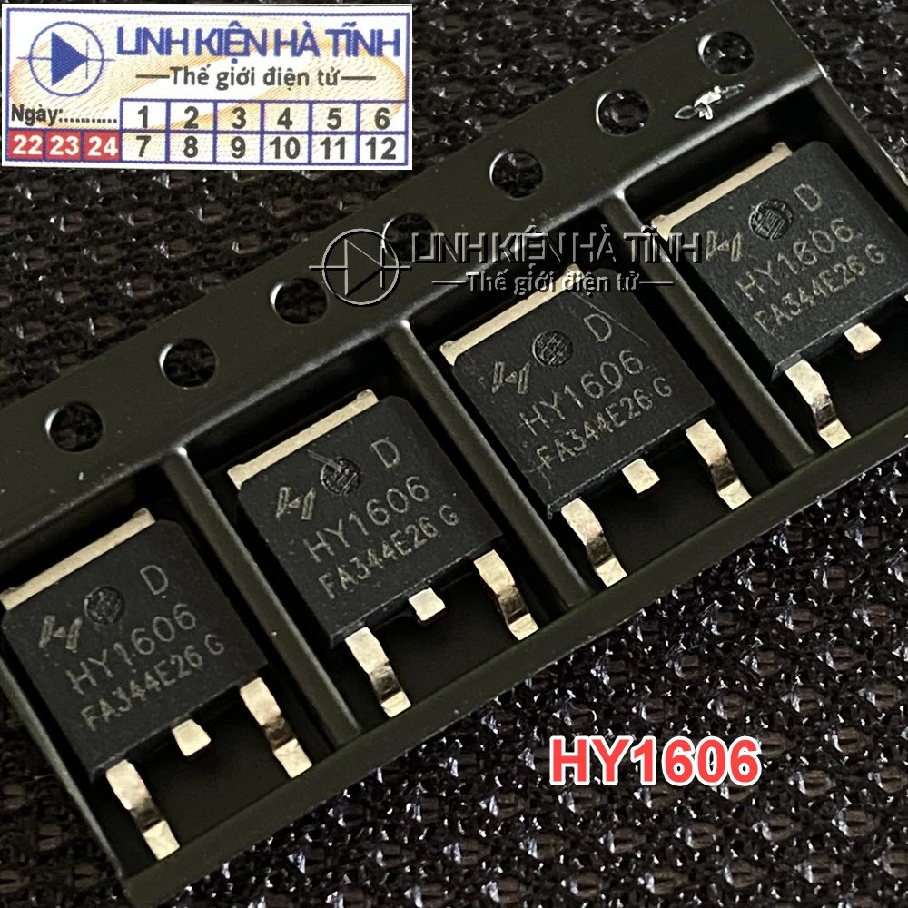 Mosfet HY1606 HY1606D dán kênh N 60V 66A mới