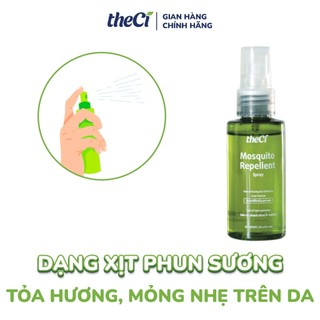 Xịt Muỗi theCi Cho Bé Mosquito Repellent Spray Đuổi Muỗi Ngăn Côn Trùng, An Toàn Cho Bé 50ml - TCVN