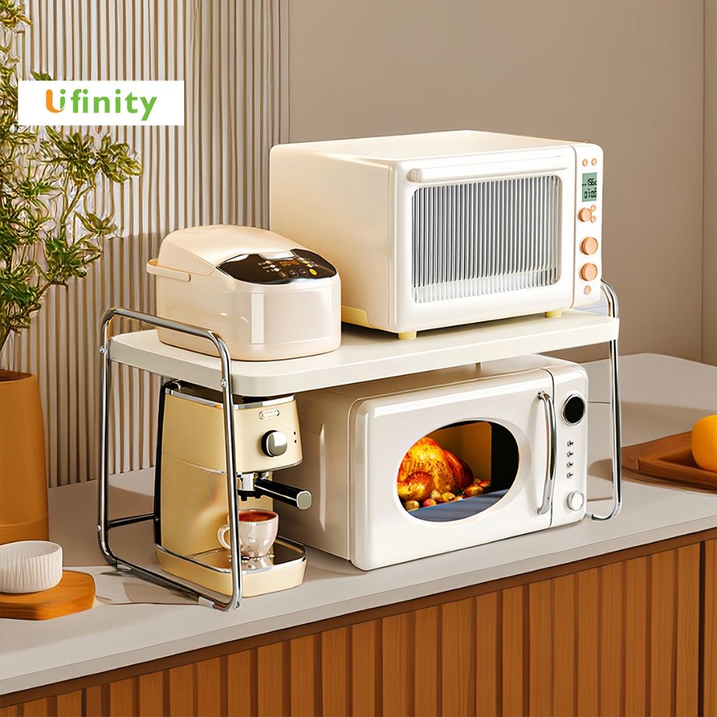 Lifinity Kệ Lò Vi Sóng INOX-Kệ Nhà Bếp Thông Minh Đa Năng Dễ dàng để cài đặt