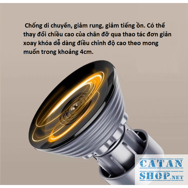 Chân Đỡ Chống Rung Máy Giặt, Có Thể Tăng Giảm Chiều Cao, Đế Cao Su Chống Trơn Trượt Chống Ồn amizin68
