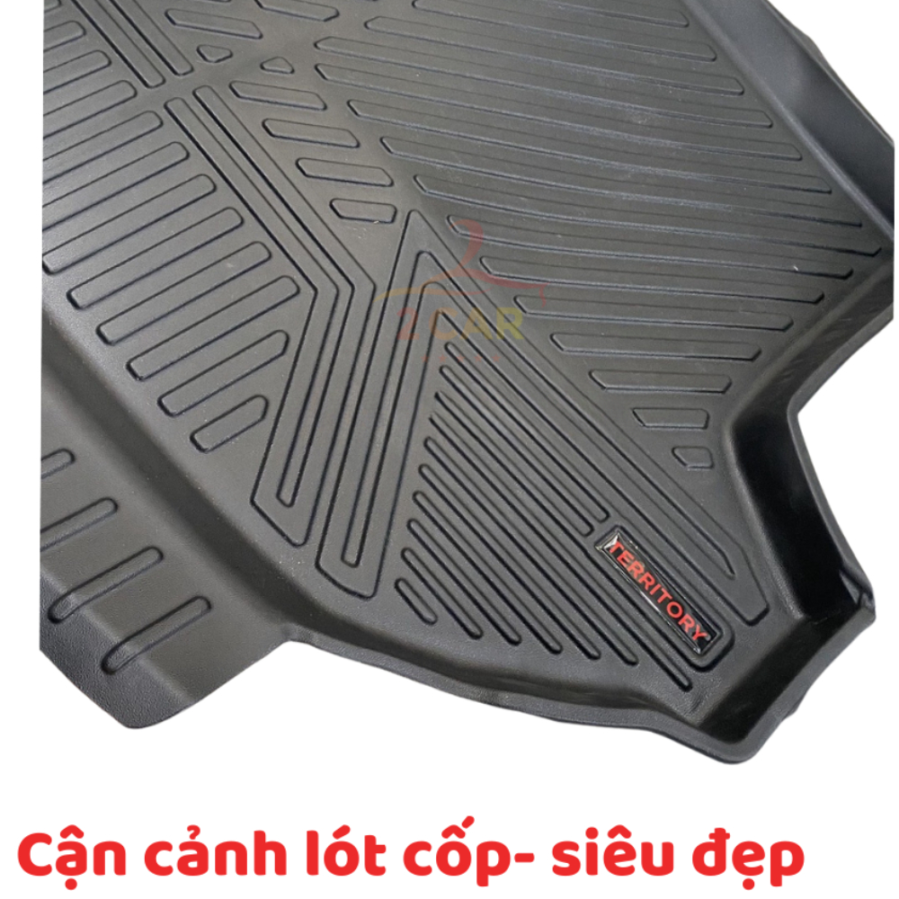Lót cốp nhựa dẻo sau xe cho các dòng xe oto, xe hơi Không mùi, chống nước, chống bẩn, đàn hồi, vệ sinh cốp xe dễ dàng