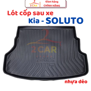 LÓT CỐP Nhựa dẻo xe Kia SOLUTO 2019 - 2026 Hàng cao cấp không mùi, chống bám nước, vừa khít xe