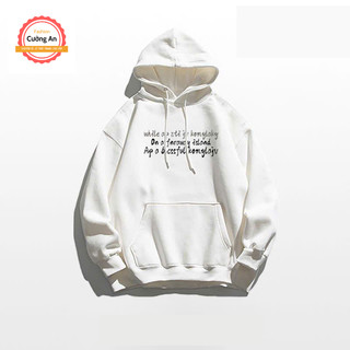 Áo hoodie, áo khoác hoodie nam chất nỉ dày form rộng có mũ giá rẻ - Cường An Fashion HD005