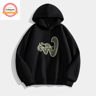 Áo hoodie, áo khoác hoodie nam chất nỉ dày form rộng có mũ giá rẻ - Cường An Fashion HD005