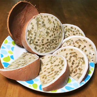 Rau Câu Bánh Flan Trái Dừa