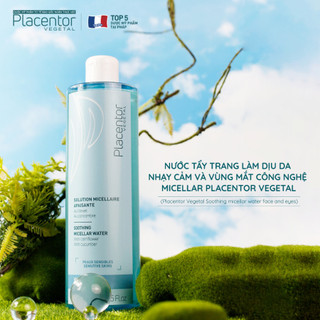 Nước tẩy trang cho da nhạy cảm, da khô Placentor Vegetal Soothing Micellar Water 50ml