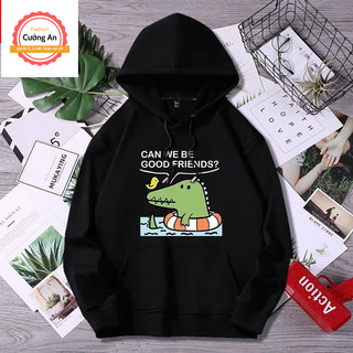 Áo hoodie, áo khoác hoodie nam chất nỉ dày form rộng có mũ giá rẻ - Cường An Fashion HD012