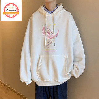 Áo hoodie, áo khoác hoodie nam chất nỉ dày form rộng có mũ giá rẻ - Cường An Fashion HD017