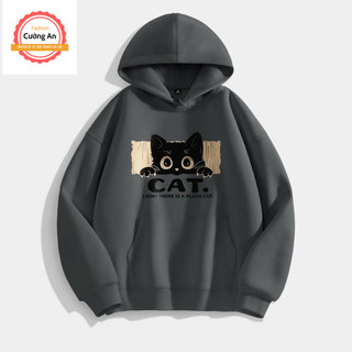 Áo hoodie, áo khoác hoodie nam chất nỉ dày form rộng có mũ giá rẻ - Cường An Fashion HD021