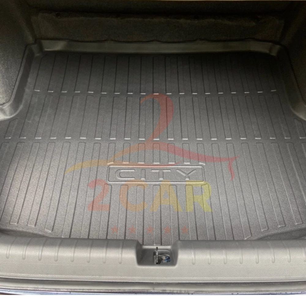 Lót cốp nhựa dẻo xe Honda City 2015- 2020 -2021-2025, Hàng không mùi , dễ vệ sinh, không thấm nước