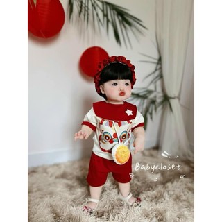 BỘ  SƯ TỬ CHO  BÉ [KO HÌNH IN Ở CỔ YẾM] SIZE CHO BÉ 5-15KG