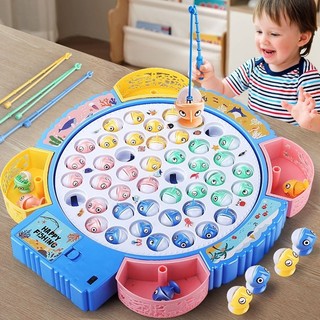 Đĩa Câu Cá Đồ Chơi Hút Nam Châm Chạy Bằng Pin Kèm Âm Nhạc Vui Nhộn Cho Bé Vui Chơi Giải Trí 89059