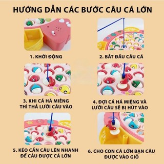 Đĩa Câu Cá Đồ Chơi Hút Nam Châm Chạy Bằng Pin Kèm Âm Nhạc Vui Nhộn Cho Bé Vui Chơi Giải Trí 89059
