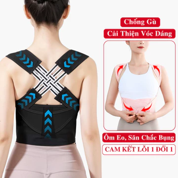 Đai Định Hình Thẳng Lưng Chống Gù Cao Cấp Thiết Kế Chữ X. Đai Chống Gù Lưng Nam Nữ