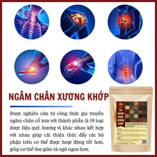 Ngâm chân Fengcha cho người đau nhức xương khớp, tê bì lạnh chân tay, suy giãn tĩnh mạch bịch 15 túi lọc (15 x 10gram)